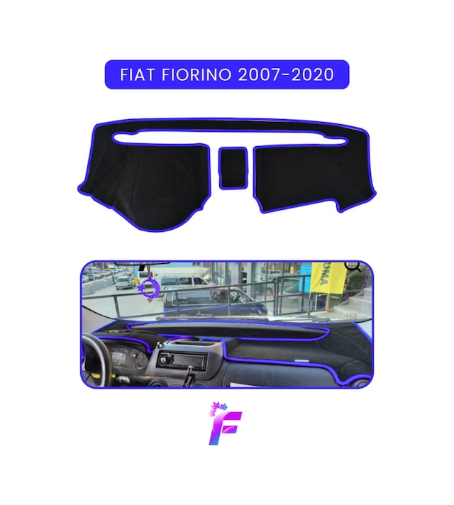 Fıat Fıorıno 2007-2020 Torpido Örtüsü Güneşten Korur Kolay Montaj Tam Uyum Tb29 Torpido Halısı