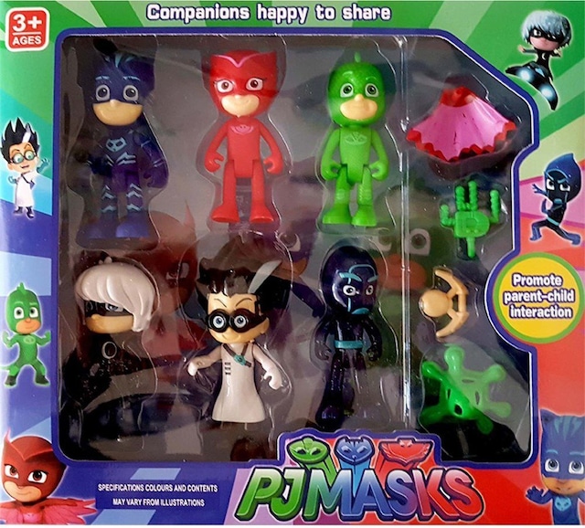 Pjmasks 10'lu Pijamaskeliler Figür Seti