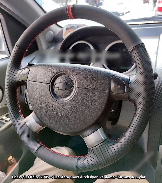 Chevrolet Lacetti Araca Özel Direksiyon Kılıfı Nokta Düz Siyah
