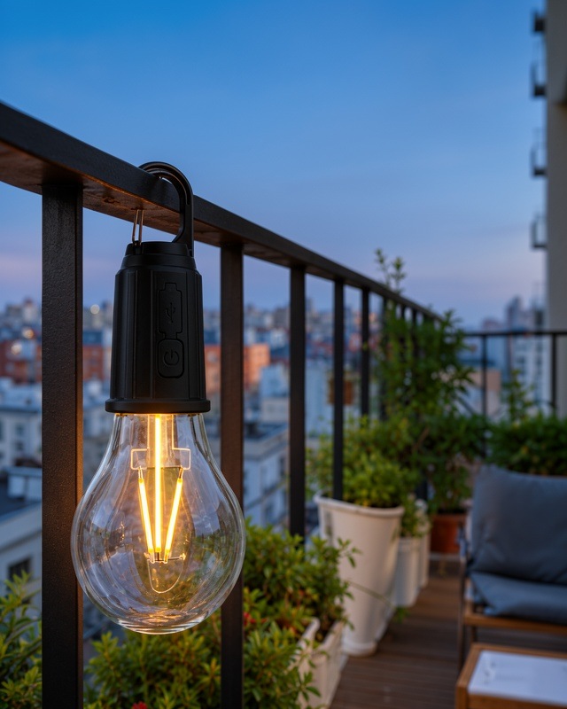 Şarjlı Led Kamp Lambası Type-c Girişli