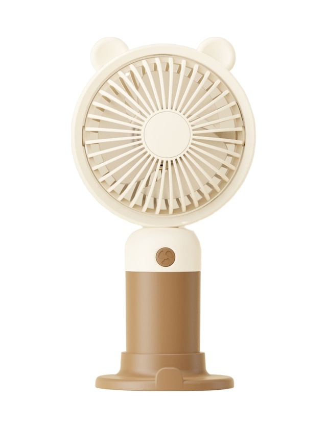 Taşınabililir Mini Usb Şarjlı 3 Kademeli El Masaüstü Vantilatör Fan Soğutucu Ym88216 Kahverengi