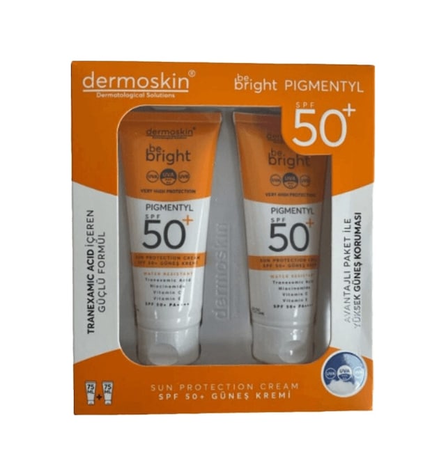 Dermoskin Be Bright Pigmentyl Güneş Koruyucu Krem Spf50+ 75 Ml 2'li Paket
