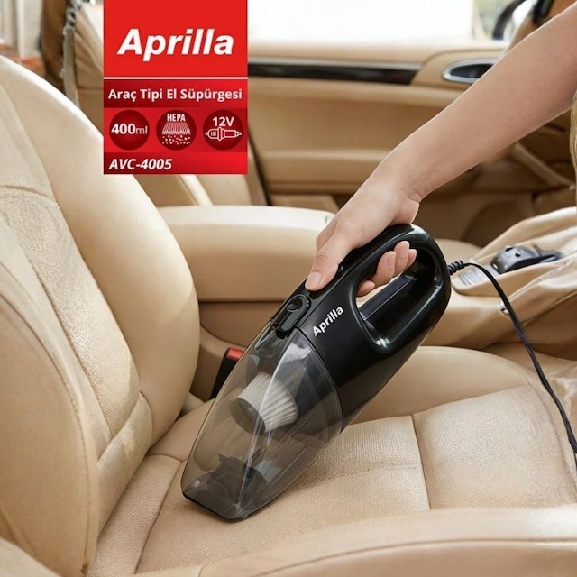 Avc 4005 Araç Tipi El Süpürgesi Siyah 12v Araç Çakmak Girişi