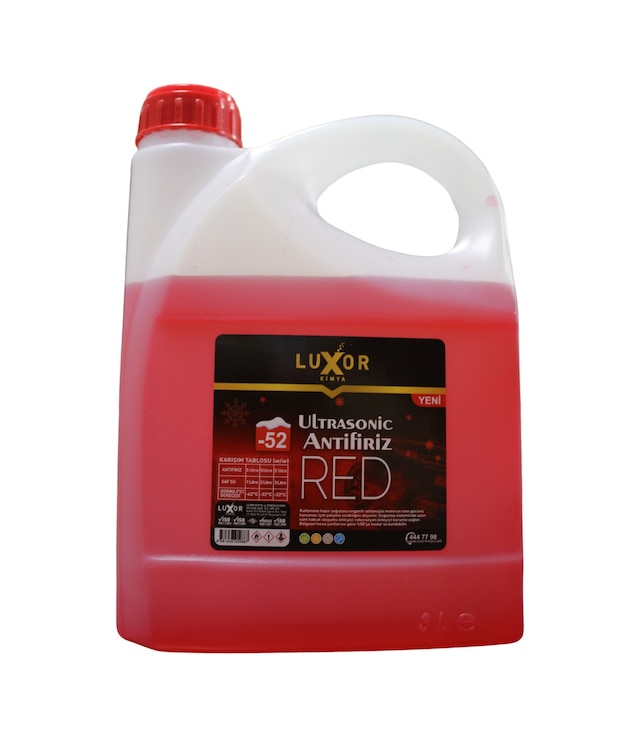 Luxor Kimya 4 Mevsim -52 Derece Ultrasonic Antifiriz 3 L (Üretim Tarihi : 2023)