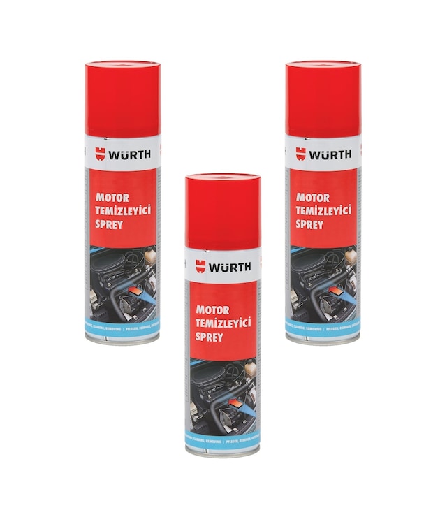 Würth Motor Temizleyici 500Ml 3 Lü