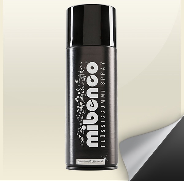 Plasti Dip - Mibenco 400Ml Sprey - Parlak Pastel Krem Beyaz