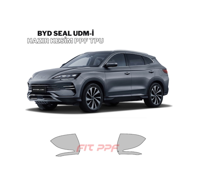 Byd Seal U Dm-i Hazır Kesim, 210 Mikron Premium Tpu Ppf Film Şeffaf Boya Koruma-aynalar