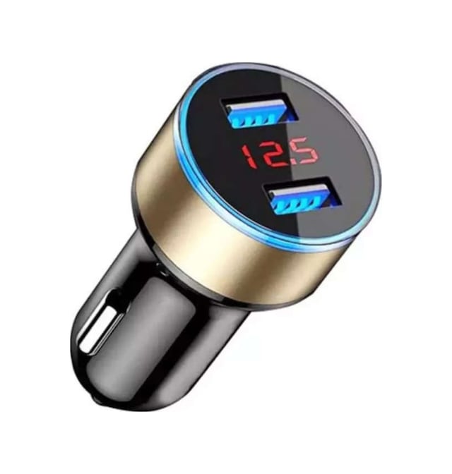 Herşey Fırsat Oto Telefon Şarj Cihazı 2Li Usb-Gold