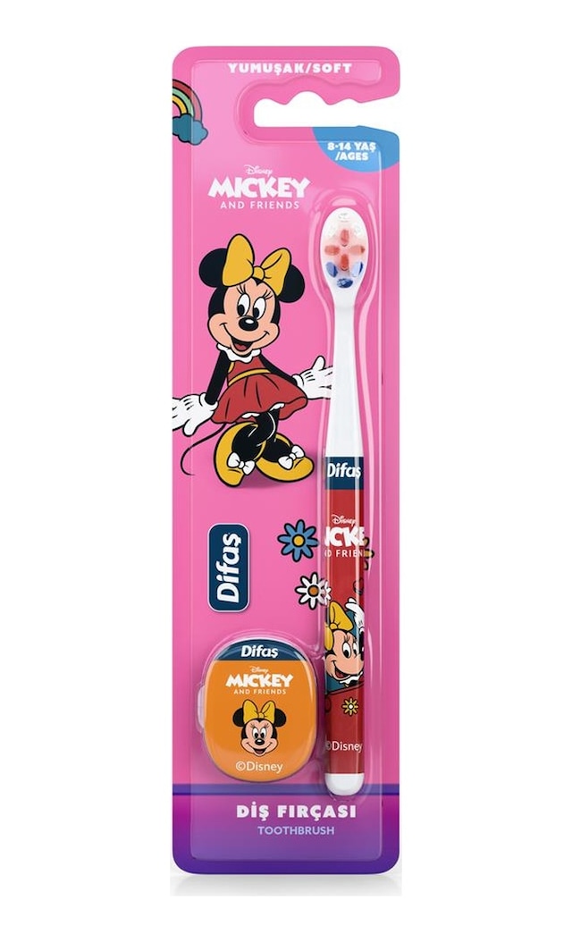 Difaş Minnie Mouse Yumuşak Kıllı Diş Fırçası 8-14 Yaş