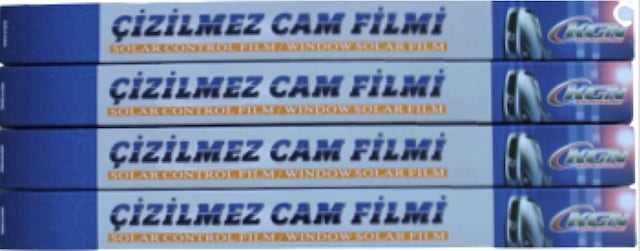 Kgn Çizilmez Cam Filmi 50cmx6m Black %35