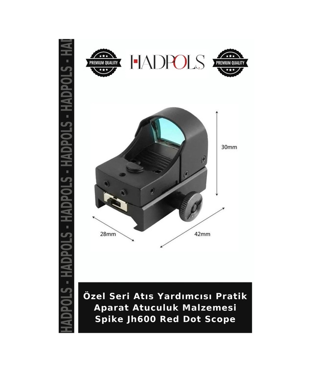 Özel Seri Atıs Yardımcısı Pratik Aparat Atuculuk Malzemesi Spike Jh600 Red Dot Scope