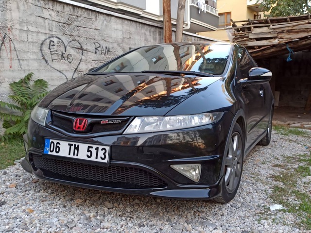 Honda Civic Fn2 Panjur - Plastik- Parlak Siyah -