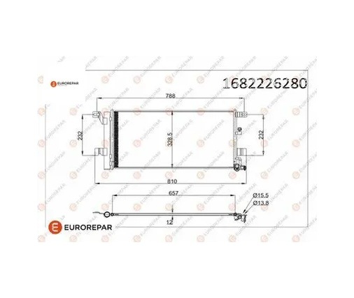 Erp Klima Radyatörü Audı A4 B9/ A5 F57 / A7 A6 Eurorepar 1682226280
