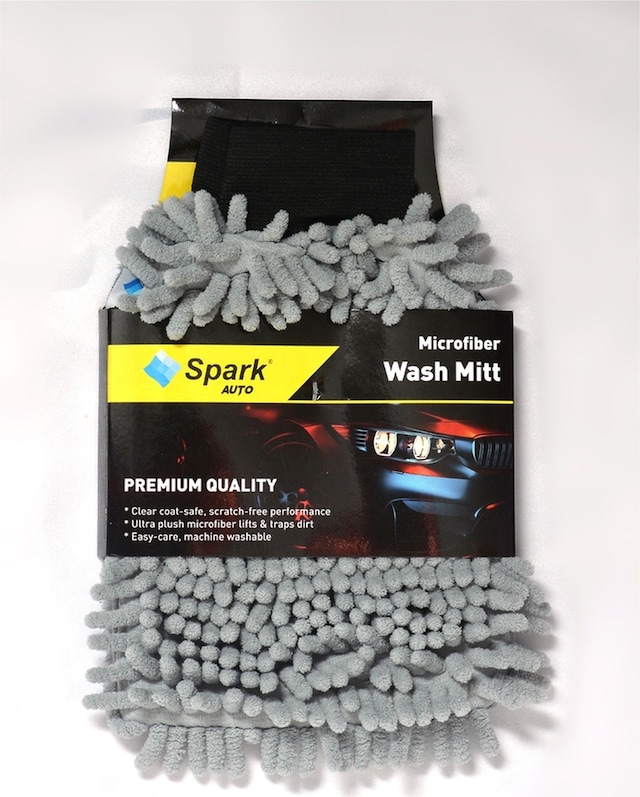 Spark 7050 Mikrofiber Şönil Oto Temizlik Ve Kurulama Eldiveni Gri 6 Adet