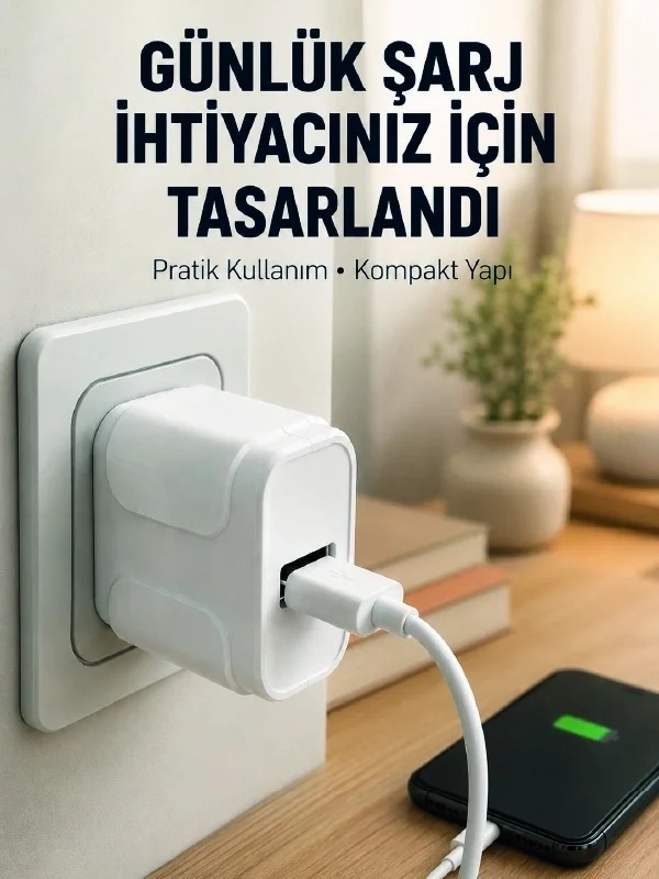 Ers Akıllı Güvenlik Korumalı Usb Şarj Başlığı 12w Güç Çıkışı