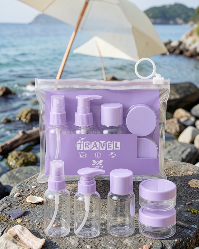 Taşınabilir Kozmetik Şişe Seti 5 Parça 30 Ml