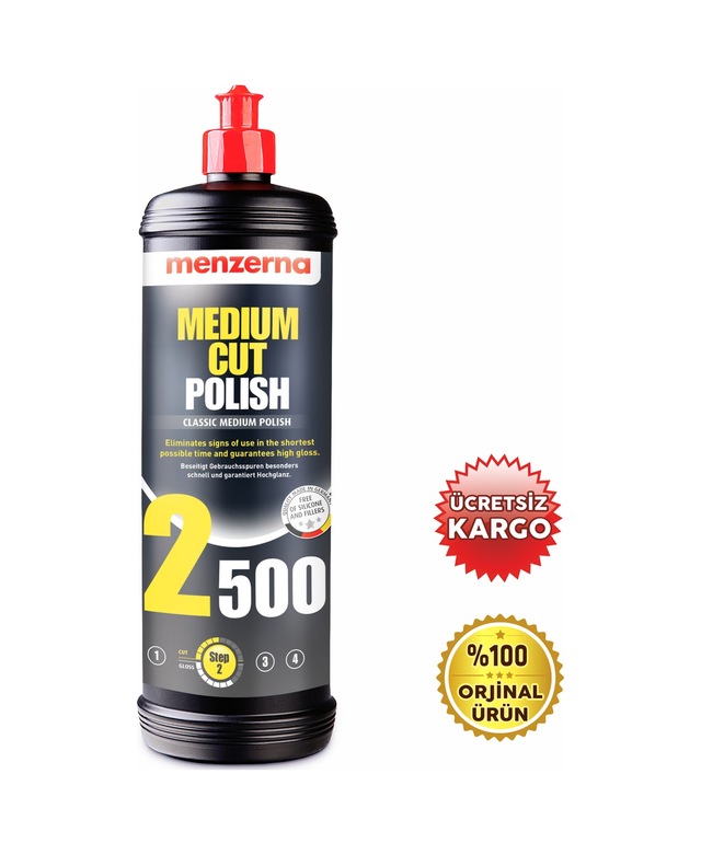 Menzerna Medium Cut Polish 2500 – Orta Der.çizik Gid.cila 1 Lt