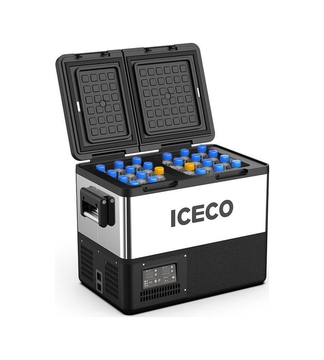 Iceco 55 Litre Çift Bölmeli Kompresörlü Oto Buzdolabı Ve Dondurucu -tcd55 12/24volt