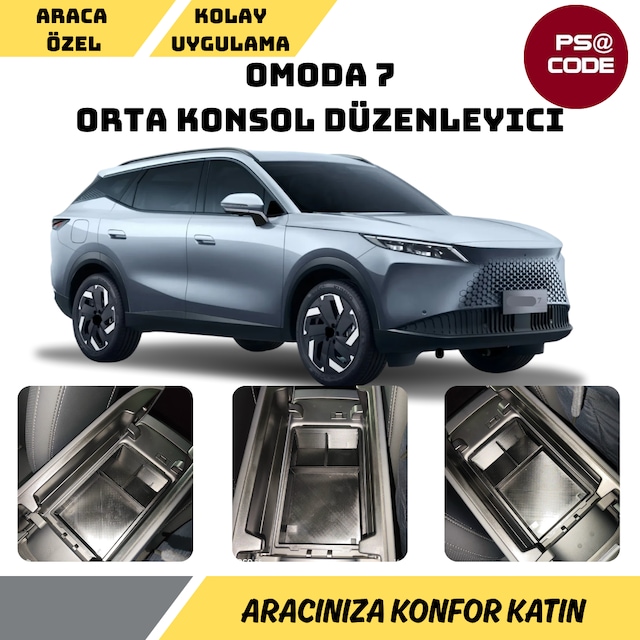 Omoda 7 Kolçak İçi Düzenleyici, Organizer