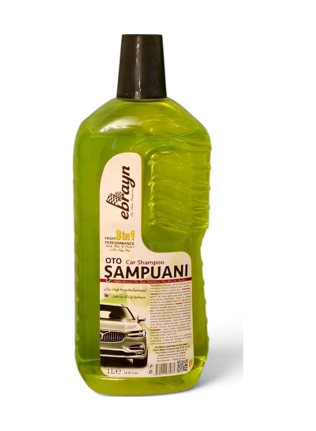 Ebrayn Oto Şampuanı 3'ü 1 Arada, 1 Litre