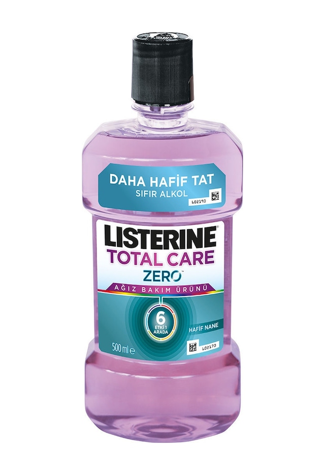 Listerine Total Care Zero Hafif Tat Ağız Bakım Suyu 500 ML