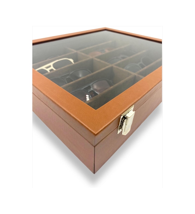 Richbox 10'lu Gözlük Kutusu Taba