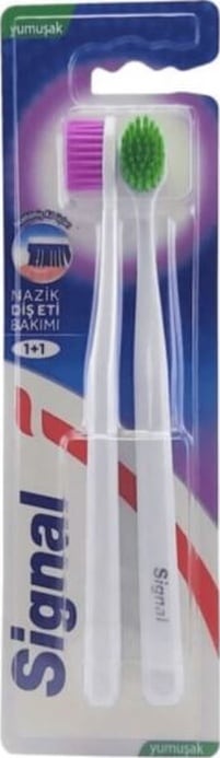 Signal Nazik Diş Eti Bakımı 1+1 Diş Fırçası Soft