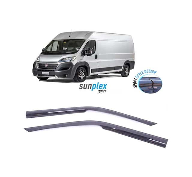 Fiat Ducato Jumper Boxer Mügen Cam Rüzgarlığı 2006-2017 Ön2 Parça