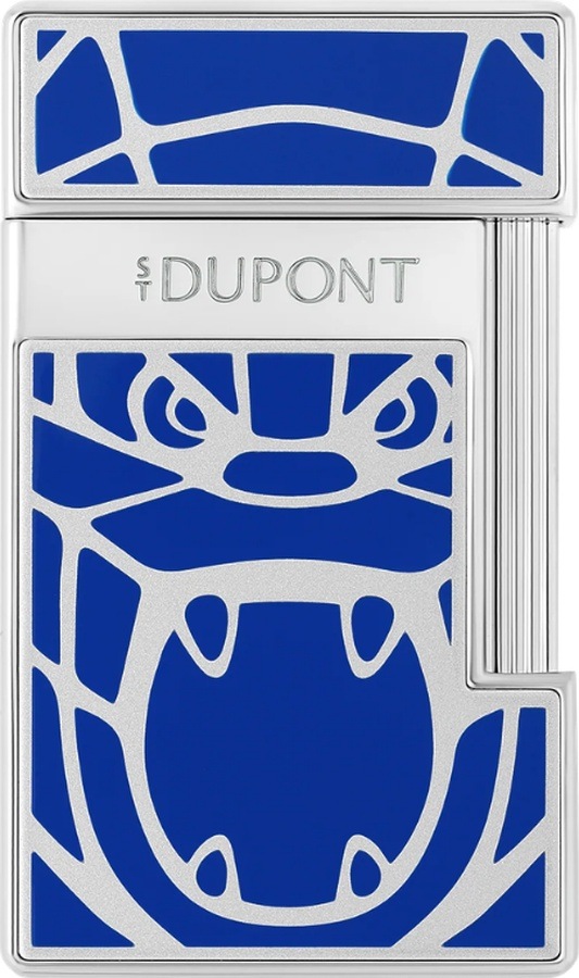 S.t. Dupont Orlinski Series Slimmy Mavi Gümüş Puro Çakmağı 28064