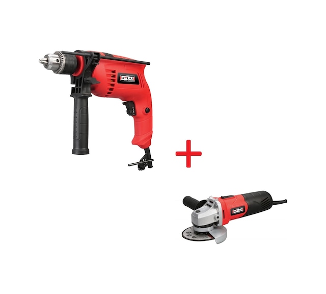 Attlas Eco 2'li Set Darbeli Matkap + Avuç Taşlama A0107020