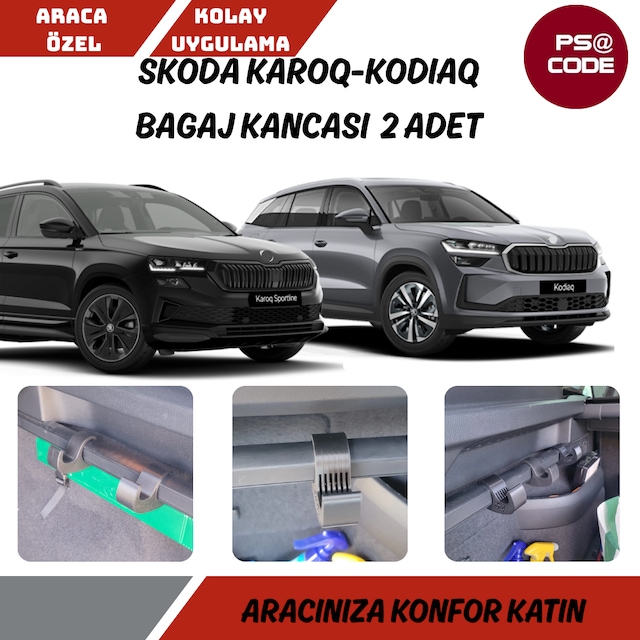 Skoda Karoq-kodiaq Bagaj Kancası -2 Adet -