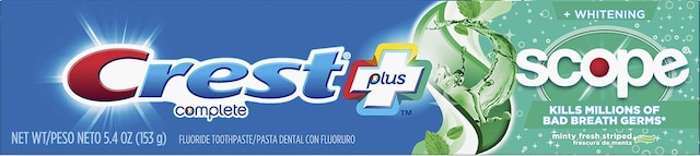 Crest Plus Scope Komple Beyazlatıcı Diş Macunu 153 G