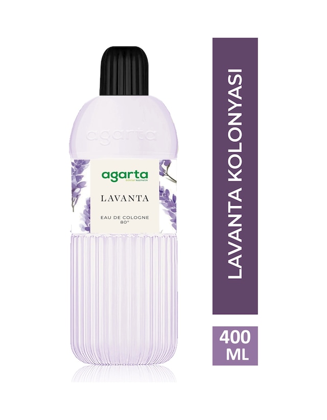 Agarta Pet Şişe 80 Derece Lavanta Kolonya 400 ML