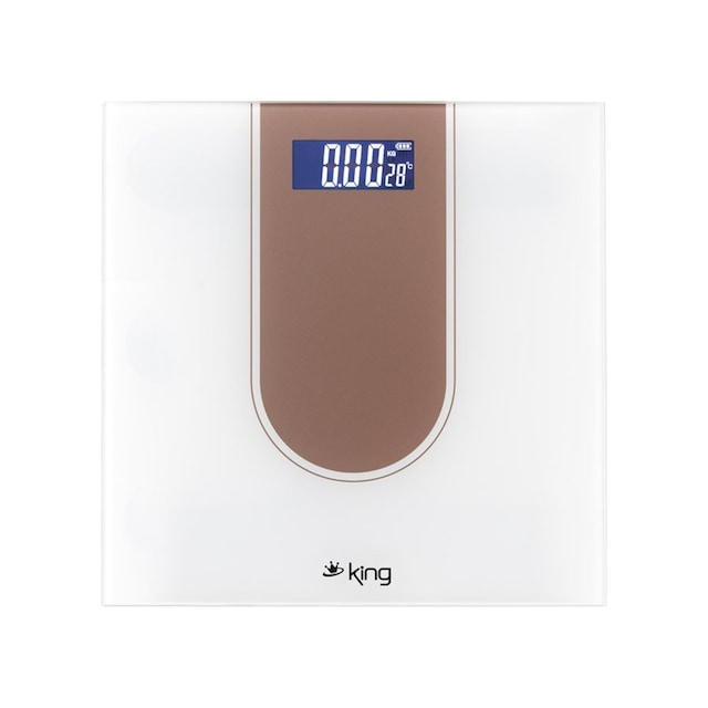 KİNG HERA DİJİTAL CAM BANYO BASKÜLÜ HBB-820 BEYAZ