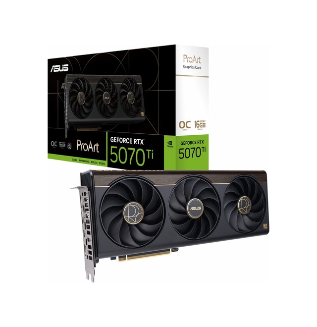 Asus Proart Geforce Rtx 5070 Ti Oc 16gb Gddr7 256bit Hdmı/dp Ekran Kartı