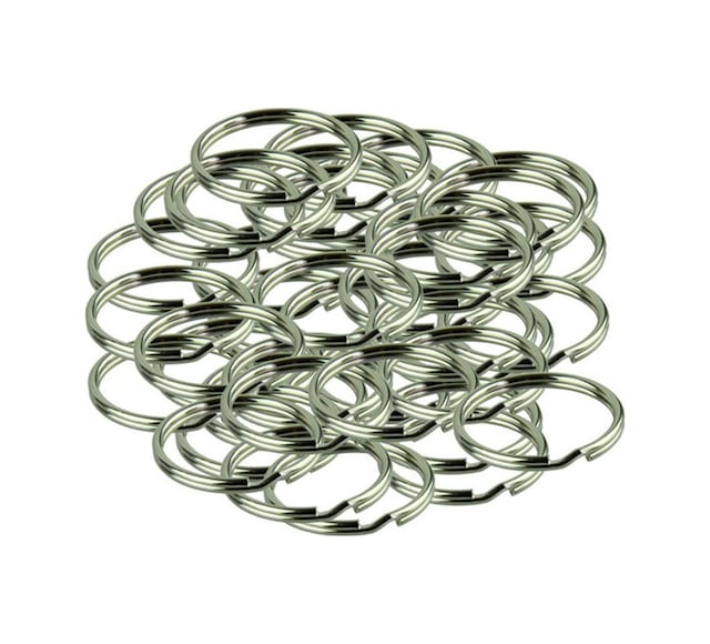 Anahtarlık Halkası Metal 2.2 Cm 1000 Adet Gümüş Gümüş