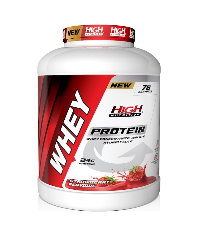 Whey Protein Tozu 2280 Gr Çilek Aromalı Protein Tozu 24 Gram Protein Kas Güç