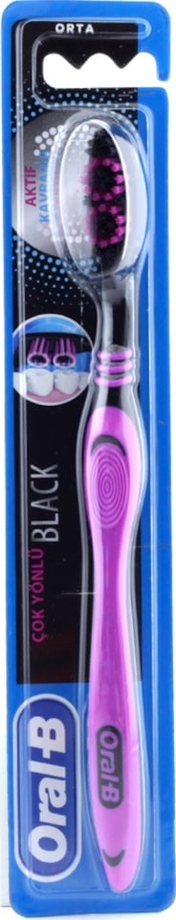 Oral-B Çok Yönlü Black Diş Fırçası Medium 3 Adet