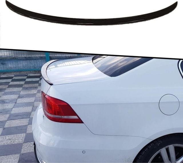 Volkswagen Tuning Passat B7 Piona Black Boyalı Spoyler/spoiler