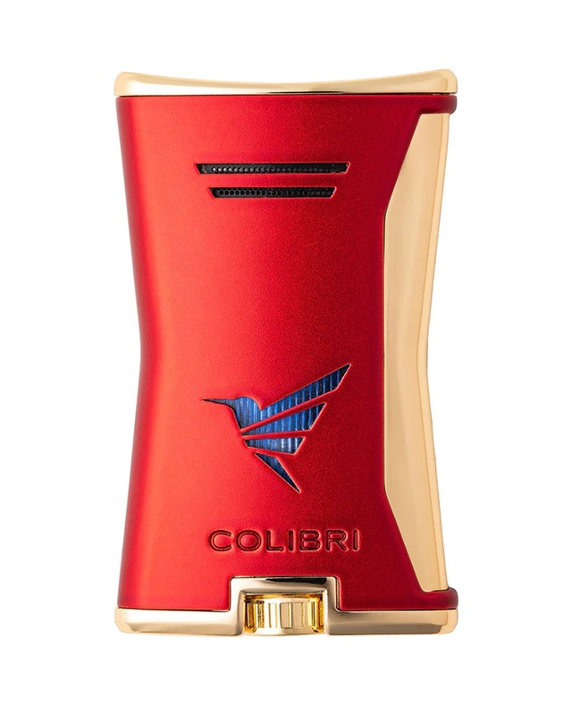 Colibri Tek Torch Pürmüz Kırmızı Slim Puro Çakmağı Tr8759