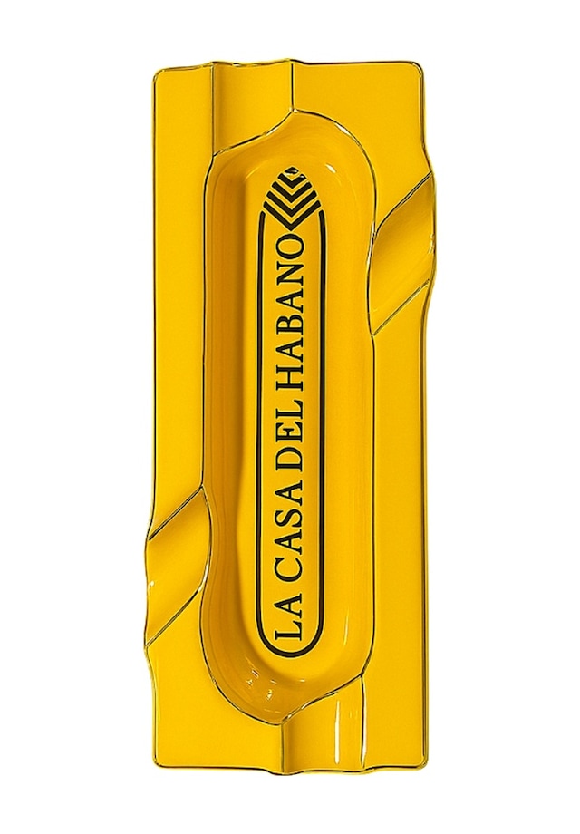 La Casa Del Habano Sarı Porselen Dörtlü Puro Küllüğü - Tr8847