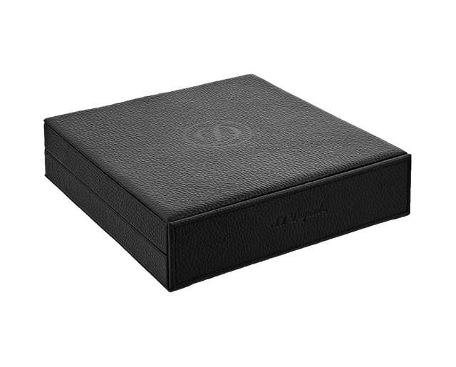 S.t. Dupont Deri Travel Seyahat Humidoru Siyah 10's