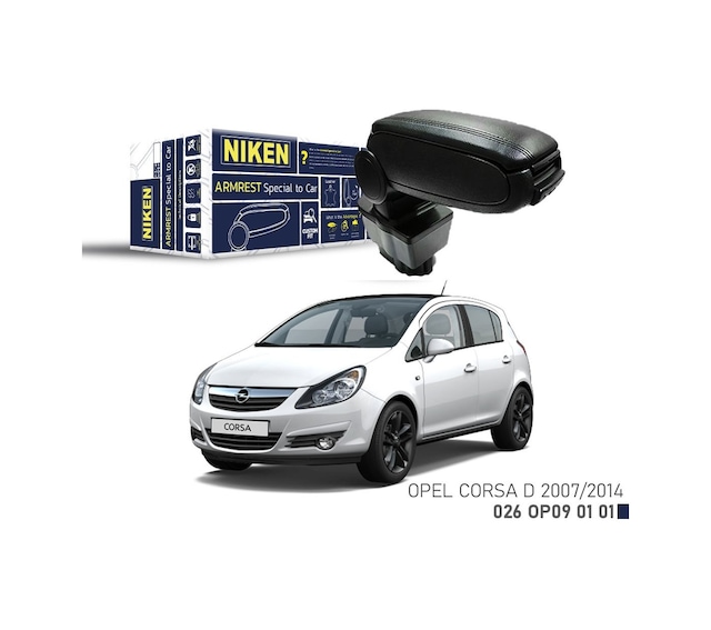 Opel Corsa D Kol Dayama Kolçak Vidasız Orta Konsol Niken