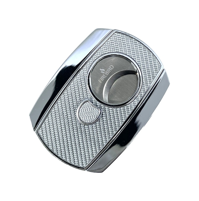 Firebird Silver Shield Giyotin Puro Makası Zırh Dokulu Krom Gövde, Yaylı Tetik Mekanizmalı Çift Bıçaklı Kesici Özel Kutusunda