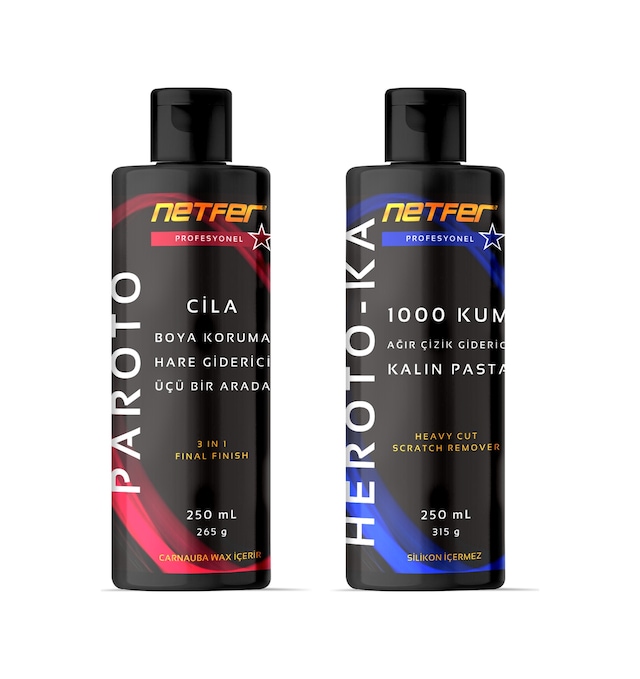 Netfer 2'li Kalın Pasta Cila Set - 2x250 Ml
