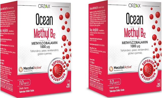 Ocean Methyl B12 1000 Mcg 10 Ml Sprey 2 Adet