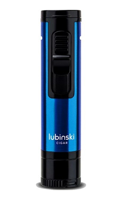 Lubinski Metal Pürmüz Puro Delici İğne Ve Sehpalı Çakmak Siyah-mavi Lb-702