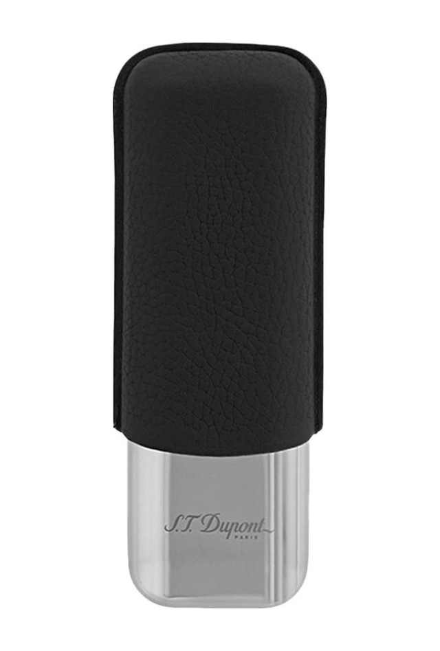 S.t. Dupont Krom Siyah İkili Puro Kılıfı 183260