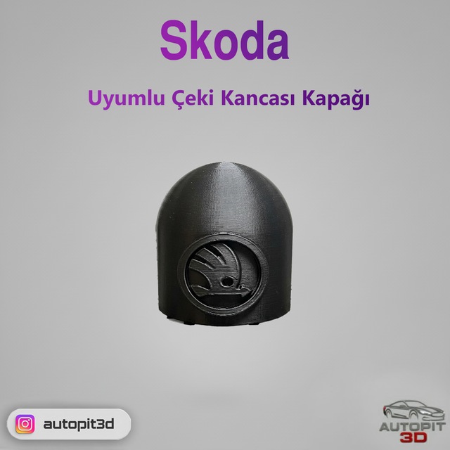 Skoda Uyumlu Çeki Kancası Koruma Kapağı