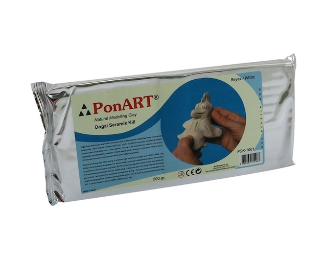Ponart Psk-1001 Seramik Kili Beyaz 500 Gr